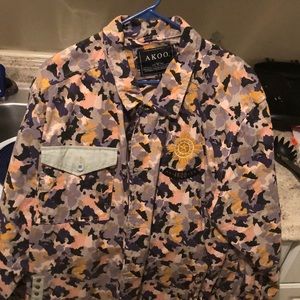 Akoo Army fatigue jacket